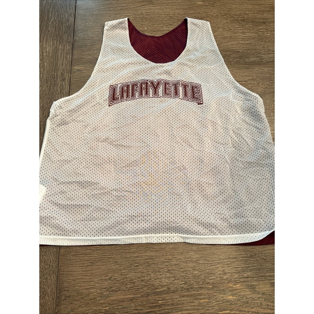 Lafayette College  Lacrosse  Reversible Jersey Size Large/XL Women's Pinnie